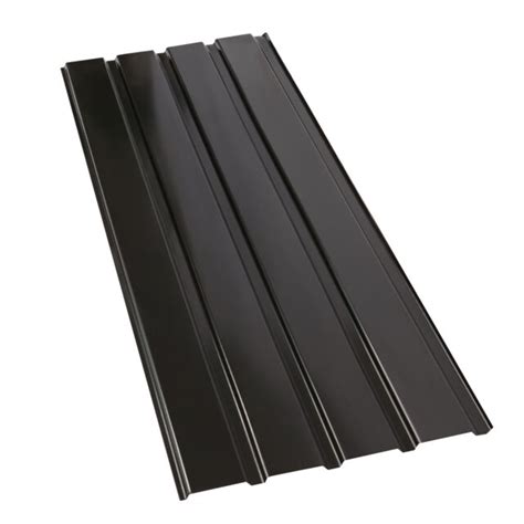 black metal corrugated sheets|12' black metal roof panels.